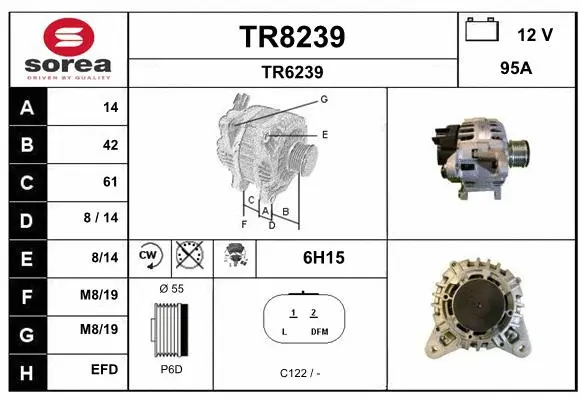 Alternator (TR8239)
