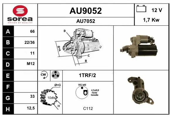 Starter (AU9052)