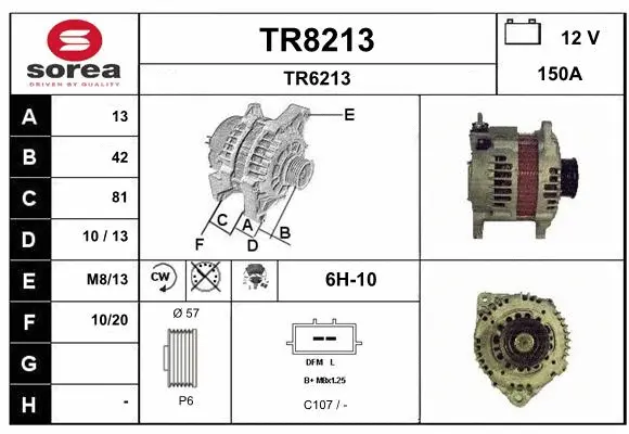 Alternator (TR8213)