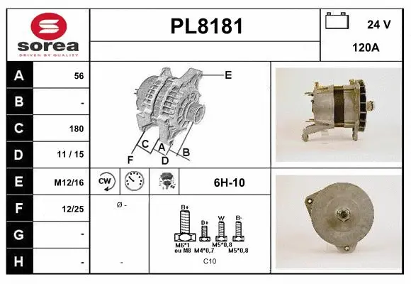 Alternator (PL8181)