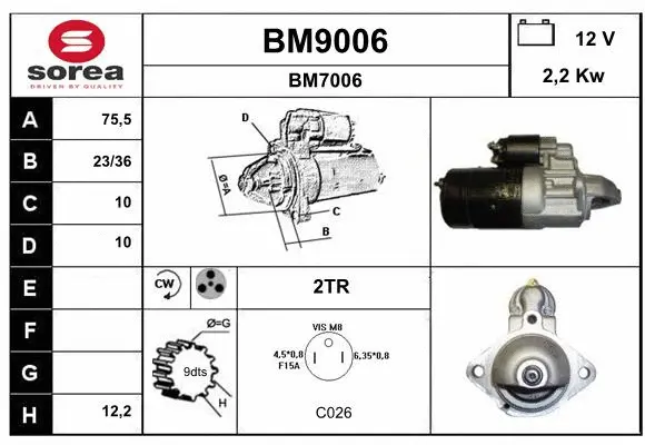 Starter (BM9006)