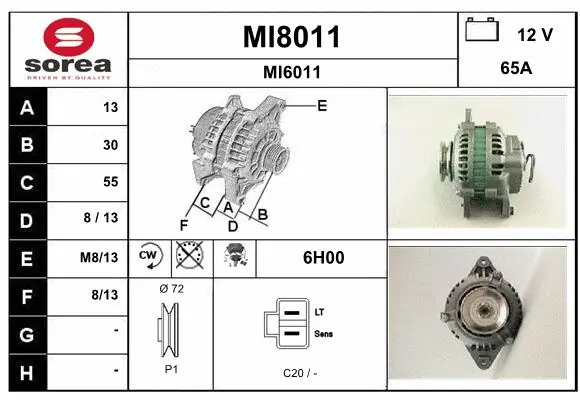 Alternator (MI8011)