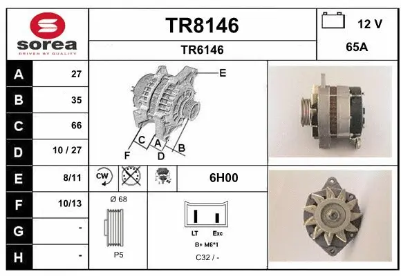 Alternator (TR8146)