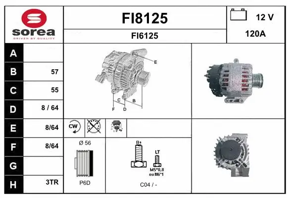Alternator (FI8125)