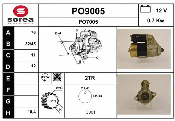 Starter (PO9005)
