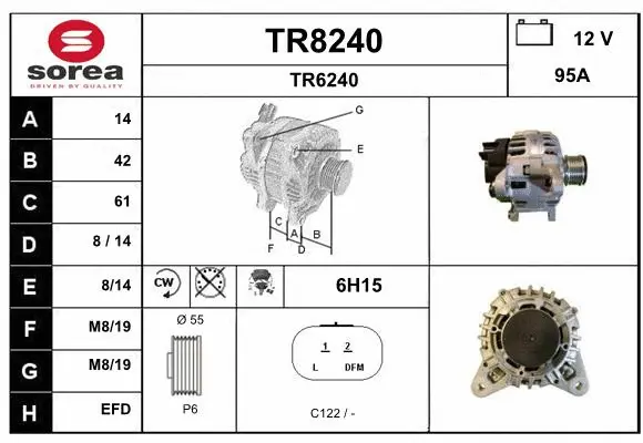 Alternator (TR8240)