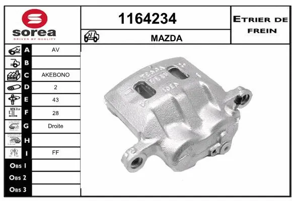 Brake Caliper (1164234)