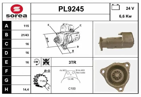Starter (PL9245)