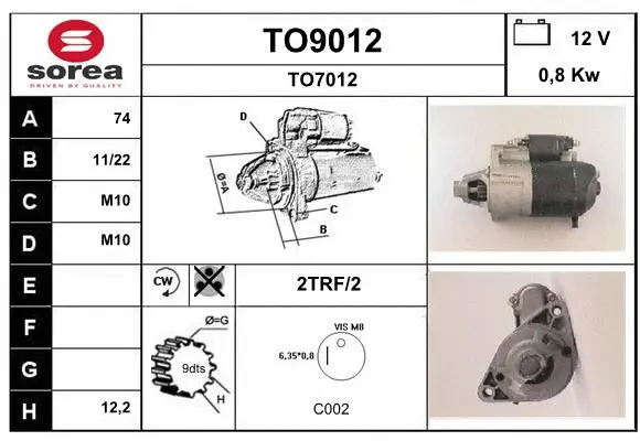 Starter (TO9012)