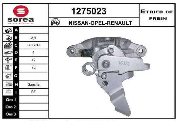 Brake Caliper (1275023)