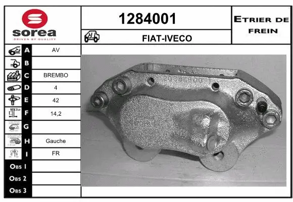 Brake Caliper (1284001)