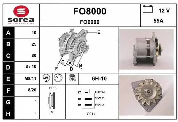 Alternator (FO8000)