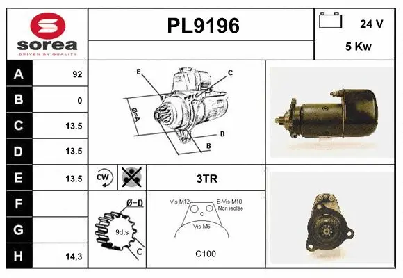 Starter (PL9196)