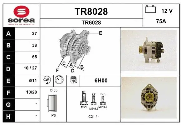 Alternator (TR8028)