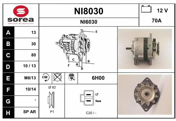 Alternator (NI8030)