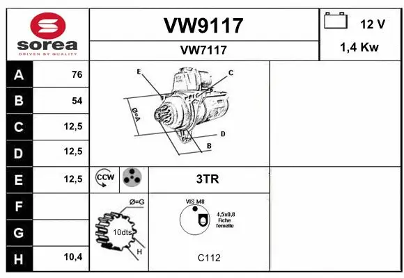 Starter (VW9117)