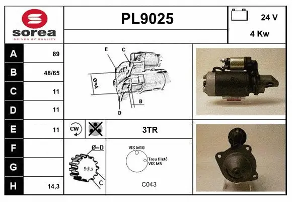 Starter (PL9025)