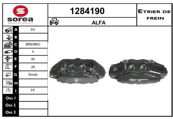 Brake Caliper (1284190)
