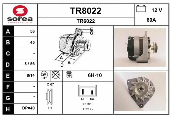 Alternator (TR8022)