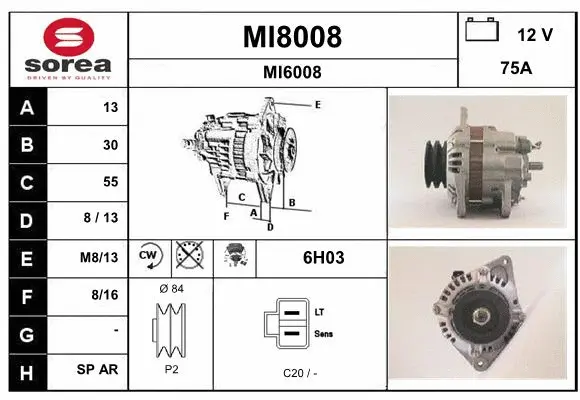 Alternator (MI8008)