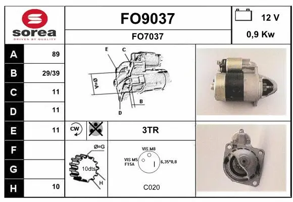 Starter (FO9037)