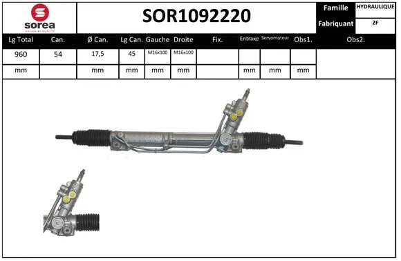 Steering Gear (SOR1092220)