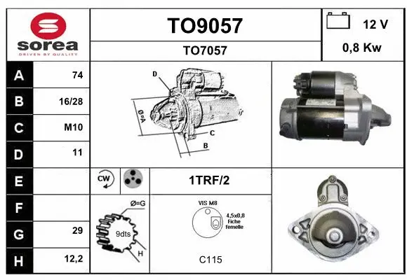 Starter (TO9057)