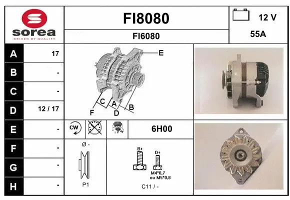 Alternator (FI8080)