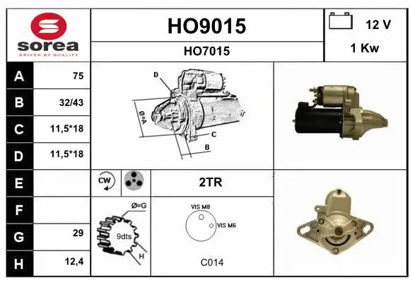 Starter (HO9015)