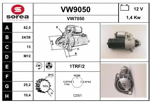 Starter (VW9050)