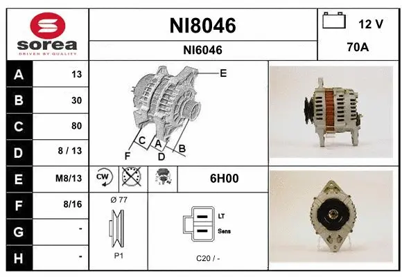 Alternator (NI8046)