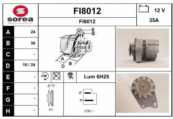 Alternator (FI8012)