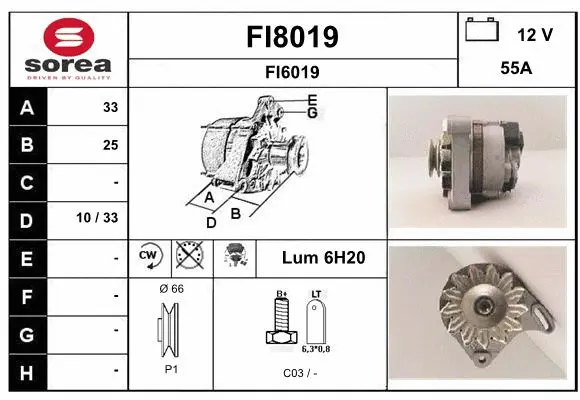 Alternator (FI8019)