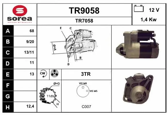 Starter (TR9058)