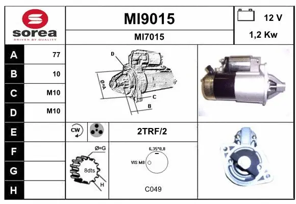Starter (MI9015)