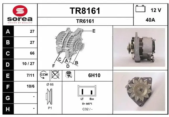 Alternator (TR8161)