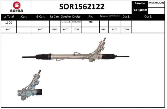 Steering Gear (SOR1562122)