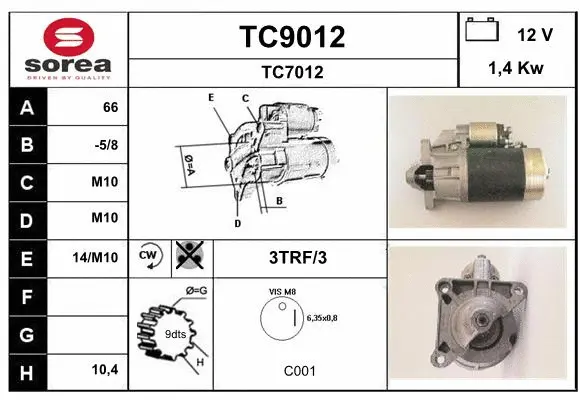 Starter (TC9012)