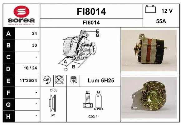 Alternator (FI8014)
