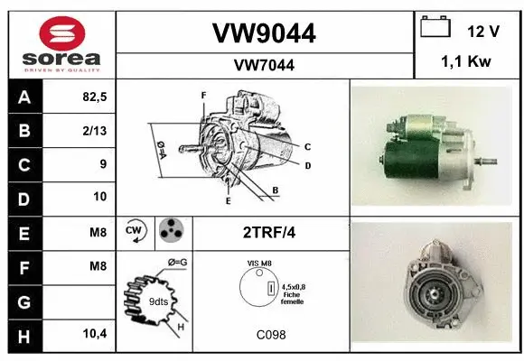 Starter (VW9044)