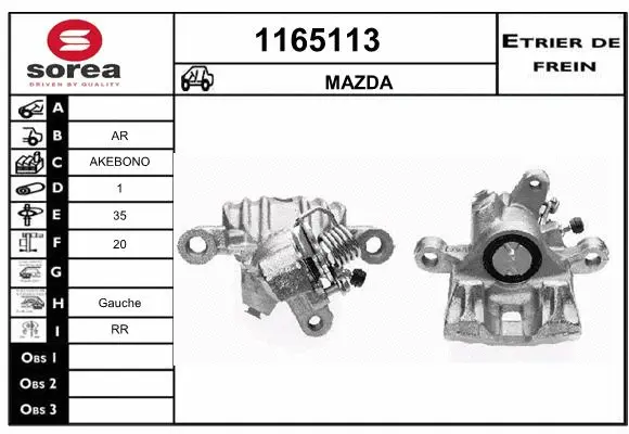 Brake Caliper (1165113)