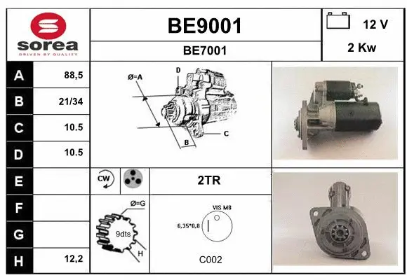 Starter (BE9001)