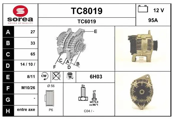 Alternator (TC8019)