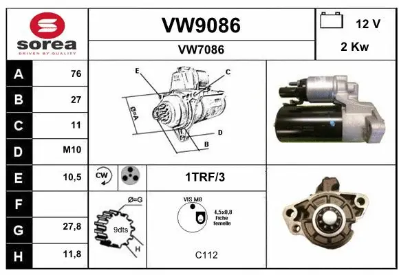 Starter (VW9086)