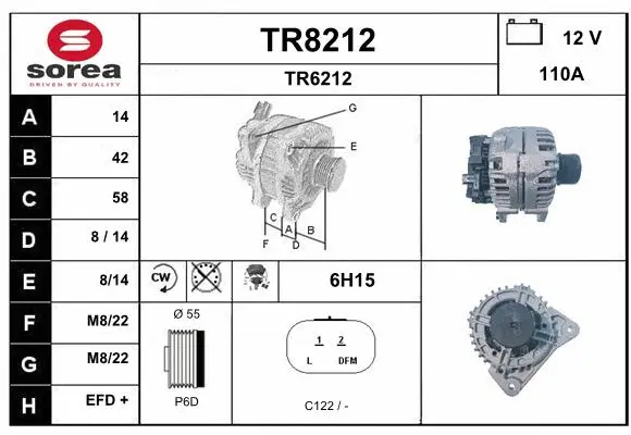 Alternator (TR8212)