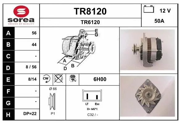 Alternator (TR8120)