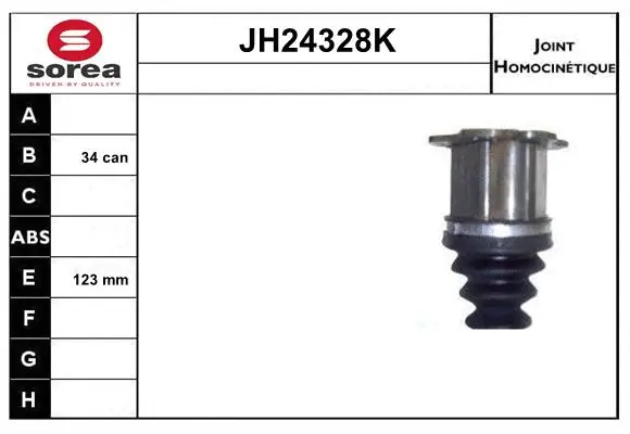 Joint Kit, drive shaft (JH24328K)