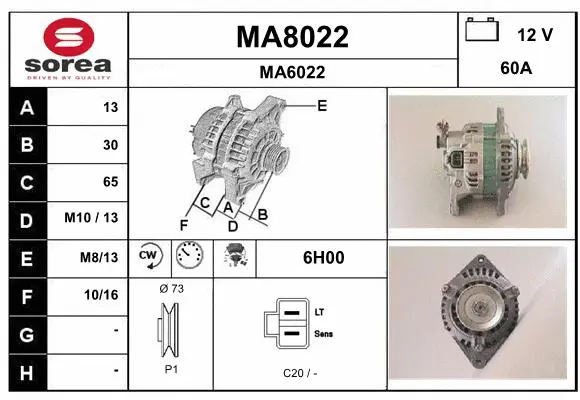 Alternator (MA8022)