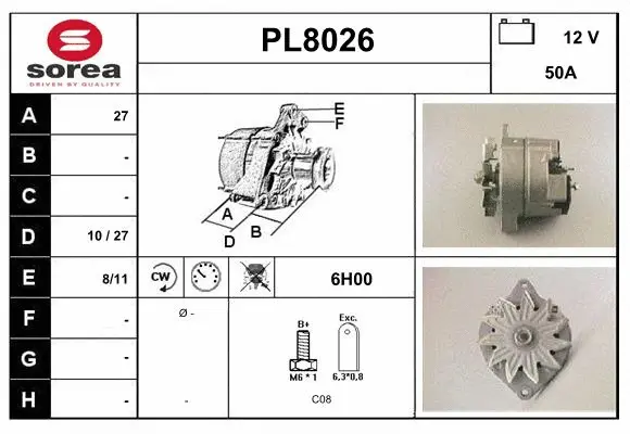 Alternator (PL8026)