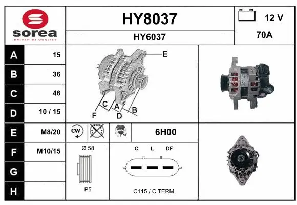 Alternator (HY8037)